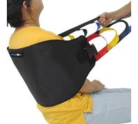 Leetye Mei Eslinga de transferencia de cama para personas mayores, cinturón de transferencia con diseño de curva de espalda ampliada para movimiento, tablas de transferencia para pacientes postrados