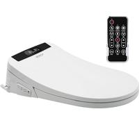 Leeventus L-MSC403 - Bidé inteligente con mando a distancia RF, sin depósito, calentador de agua, calentador de asiento, luz nocturna LED, secador de pelo, ducha de dama y ducha trasera, boquilla