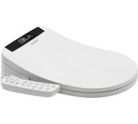 Leeventus L-MSC403 Bidé inteligente con panel de control lateral fijo - Sin tanque, calentador de agua, asiento, luz nocturna LED, secador de pelo, ducha de mujer y ducha trasera, boquilla oscilante