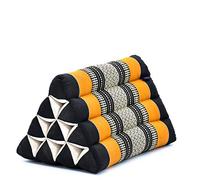 LEEWADEE Cojín Triangular Tailandés 50 x 33 x 33 cm - Kapoc Respaldo