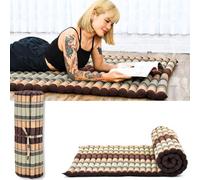 Leewadee Esterilla Thai Enrollable Ancha 190 x 100 cm - Kapok Masaje Thai & Dormir Alternativa Futon