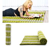 Leewadee Esterilla Thai Enrollable Extra Ancha 190 x 145 cm - Kapok 2 Personas Masaje Thai Alternativa Futon