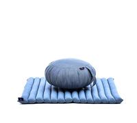 Leewadee Set Meditación Zafu & Zabuton 70 x 70 cm - Kapok Cojín Yoga Zen Zazen Loto