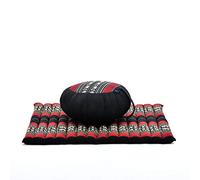 Leewadee Set Meditación Zafu & Zabuton 70 x 70 cm - Kapok Cojín Yoga Zen Zazen Loto
