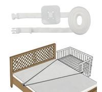 LEEWYOU 8M Correa para Cuna de Bebé, Protector Cuna Fijación de Auxiliar Accesorios de Cama, Camas Auxiliares Correa de para Ayudar a Fijar la Cuna, Universal