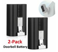 LEEYNEER - Paquete de 2 baterías recargables de repuesto para Ring Spotlight Camera, Ring Video Doorbell2 y Ring Door View Cam Stick Up Cam.
