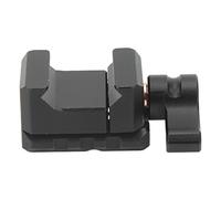 LEEZAD Abrazadera NATO de Liberación Rápida, con Rosca de 1/4 Pulgadas y 3/8 Pulgadas, Accesorios de Expansión de Jaula para Cámara de Montaje para Monitores, Micrófonos, Luces LED, Equipos de Transmi