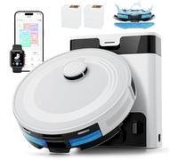 Lefant LiDAR Robot aspirador y trapeador, autovaciado de 90 días, prevención de obstáculos PSD de 190°, limpieza personalizada, mapeo de múltiples pisos, succión fuerte de 6000 Pa, tiempo de