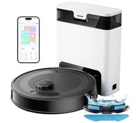 LEFANT M2 Pro Robot Aspirador y Fregasuelos, 6000pa, 60 Días Autovaciado, Mapeo Multinivel, Navegación dToF, Limpieza Personalizada, Ideal para Limpiar Suelos Mixtos y Pelo Mascotas