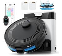 LEFANT M2 Pro Robot Aspirador y Fregasuelos con Autovaciado, 6000Pa, Evitación Obstáculos 190° PSD, Mapeo Multinivel, Navegación dToF, Limpieza Personalizada, 5G WiFi/App/Alexa, Negro