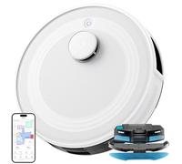 Lefant M2 Robot Aspirador Lavador con cartografía, aspiración de 5500Pa, navegación láser, tecnología de evitación PSD, Limpieza Personalizada, duración de 240 Minutos, Control vía App/Alexa/WiFi