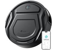 LEFANT M210 Pro+ Robot Aspirador, 4000Pa, 200min, Sensor Anticolisión, PSD 190° Navegación Inteligente, 6 Modos, Delgado y Silencioso, Ideal para Pelo de Mascotas y Suelos Duros, Negro