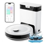Lefant M2S Plus Robot Aspirador y Fregasuelos Lavador con Estación | 10 000Pa, 240min, Navegación dToF, Aspirador Automático Polvo, Evasión de Obstáculos, Alexa/App/WiFi, Gris