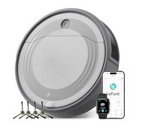 LEFANT M310 Robot Aspirador, 4500Pa Succión, 180 min Autonomía, 6 Modos de Limpieza, Evitación de Obstáculos 4cm, App/Alexa, Ideal para Pelo de Mascotas, Alfombras y Suelos Duros, Gris