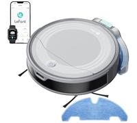 LEFANT M310 Ultra Robot Aspirador y Fregasuelos 3 en 1 con Succión de 6000Pa, 170min, Mapeo Láser ToF, Evasión de Obstáculos PSD de 190°, Reconocimiento de Alfombras, WiFi/App/Alexa, Gris