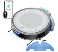LEFANT M310 Ultra Robot Aspirador y Fregasuelos 3 en 1 con Succión de 6000Pa, 170min, Mapeo Láser ToF, Evasión de Obstáculos PSD de 190°, Reconocimiento de Alfombras, WiFi/App/Alexa, Gris
