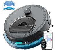Lefant M330 Pro Robot Aspirador y Fregasuelos con Mapeo 3 en 1, 5000Pa | 150min, Evitación de Obstáculos PSD 190°, Navegación dToF, App/Alexa/i Watch, Recogida de Pelo de Mascotas