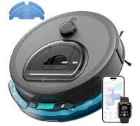 LEFANT M330 Pro Robot Aspirador y Fregasuelos con Mapeo 3 en 1, Navegación dToF, 5000Pa, 150min, Mini Diámetro 28cm, Evitación de Obstáculos PSD 190°, App/Alexa/i Watch, Ideal para Alfombras, Gris