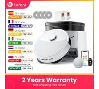 LEFANT M3L Robot aspirador, estación base todo en uno, succión de 12 000 Pa, batería de 220 minutos, navegación DToF, doble paño giratorio. M3L
