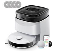 Lefant M3L Robot Aspirador y Fregasuelos, 10 000Pa, 220min, Vaciado Automático para 3,2 L, Navegación dToF, Cepillos Antienredos, Doble Giro Fregar, Lavado y Secado Automático