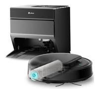 LEFANT M5 Pro Robot Aspirador y Fregasuelos con Base de Autovaciado, 18000Pa, Lavado 75℃, 120 Días Autolimpieza, Autovaciado 3,2L, Navegación Láser dToF, 5G WiFi/App/Alexa, Gris