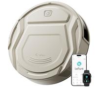 LEFANT Robot Aspirador 2200Pa, Silenciador 55dB, 120min Autonomía, 6 Modos de Limpieza, Evitar Enredos, Auto-Carga, Ideal para Pelo de Mascotas Suelos Duros, WiFi/Alexa/App, M210 Pro Champán