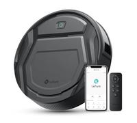 LEFANT Robot Aspirador M210P - 2200Pa Fuerte Succión, Mando a Distancia, para Pelo de Mascotas, Estación de Carga, Compatible con Alexa y App, Ideal para Suelos Duros y Alfombras, Gris