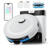 Lefant Robot Aspirador y Fregasuelos M2 Pro con Autovaciado, 6000Pa, Mapeo Multinivel, Navegación dToF, Evitación Obstáculos 190° PSD, Limpieza Personalizada, WiFi/App/Alexa, 2,4G & 5G