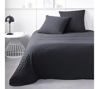Lefebvre Textile HC3 Poliéster Boutis Hoy Essential Charcoal