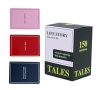 lefeke Juego de conversación y memoria para personas mayores, 150 temas, colorido