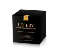 Lefery crema activa regeneradora celular | Efecto antiarrugas y antienvejecimiento | Crema de noche | con ácido hialurónico, colágeno y aceite de borraja | Hidratante para rostro y piel seca | 50 ml.