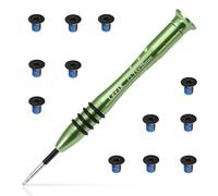 LeFix 12 tornillos Torx T5 M2x3 + 1 destornillador compatible con Dell XPS 13 9343 9350 9360 |XPS 15 9550 9560 9570|Precision M5510 5520 5530 5540, para Razer Blade, HP Envy 13 (negro)