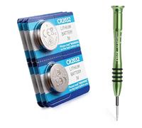 LeFix Kit de repuesto de batería para teclado Keys-to-Go 2, batería de litio CR2032 de 3 V, incluye herramienta de apertura, paquete de 2