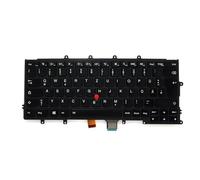 LeFix Teclado alemán con punto de seguimiento retroiluminado para Lenovo Thinkpad X240 X240s,X250,X260,X270|FRU 04X0189