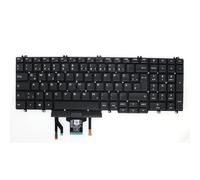 LeFix Teclado alemán original con lápiz de puntero de luz trasera para Dell Latitude 5500 5501 5510 5511, Precision 3550 3551 3540 3541, Dual Point-0WPN3H