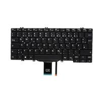 LeFix Teclado alemán original con retroiluminación para Dell Latitude 7300 5300 5310| 5300 2 en 1|-DPN:09CC7m