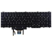 LeFix Teclado retroiluminado de Estados Unidos con puntero de palo W/marco compatible con Dell Latitude 5500 5501 5510 5511, Precision 3500 3501 3540 3541 | Versión de doble punto, MMHTV