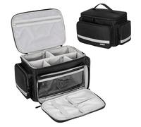 LEFOR·Z Bolsa médica, bolsa de primeros auxilios vacía, almacenamiento para enfermeras de salud en el hogar, caja organizadora de botellas de píldoras, bolsa de suministros médicos de emergencia con