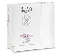 Lefranc Bourgeois Keilrahmen aus Fichtenholz Marco Estable de Madera de Abeto, Lienzo prepintado Blanco acrílicas y Pinturas al óleo, Algodón, Estudio, 20 x 20 cm