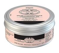 Lefranc Bourgeois 301655 Charbonnel, Lithoink Black Velour Deep Black), dan diferentes niveles de intensidad, terciopelo negro - 200 ml