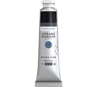 Lefranc Bourgeois 405142 Óleo Extra Fino brillante y vibrante - Negro Marfil, 40 ml