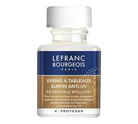 Lefranc Bourgeois Aditivo para Óleo - Barniz brillante para pinturas Surfin (Anti-UV), Frasco de 75ml