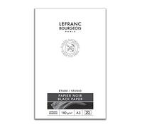Lefranc Bourgeois Bloc Papel Negro, DIN A3, 20