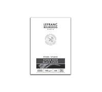 Lefranc Bourgeois Bloc Papel Negro, DIN A4