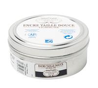 Lefranc Bourgeois Char Bonnel Artistas - kupferdruckfarben, Schwarz (55981), 200ml Topf - Kupferdruckfarbe