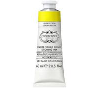 Lefranc Bourgeois Colores de impresión de cobre de alta pigmentación, excelente resistencia a la luz, vegano, colores vivos, resistente al envejecimiento, tubo de 60 ml, amarillo limón.