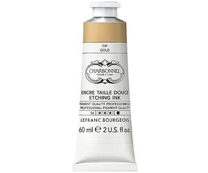 Lefranc Bourgeois Colores de impresión de cobre de alta pigmentación, excelente resistencia a la luz, vegano, colores vivos, resistente al envejecimiento, tubo de 60 ml, color dorado