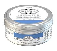 Lefranc Bourgeois Colores de impresión de cobre de carbonnel, alta pigmentación, excelente resistencia a la luz, vegano, colores vivos, resistente al envejecimiento, bote de 200 ml, ultramarina.