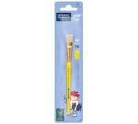 Lefranc Bourgeois Enfants, Brocha para Pintura para Niños de Cerdas Planas, Madera FSC, para Acuarela, Témperas, Gouache, Tinta, Acrílico, Tamaño Nº14