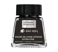 Lefranc Bourgeois Tinta de Dibujo, Negro, 14 ml